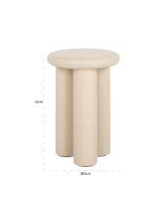 Tripod beige side table ELBAZ | Loft Attitude 2