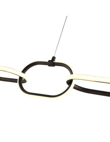 Lámpara de araña Layn bronce