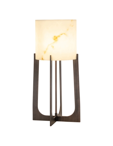 Lampada da tavolo Loura bronzo small