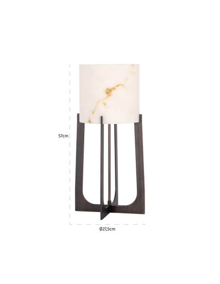 Tischlampe Loura Bronze Small