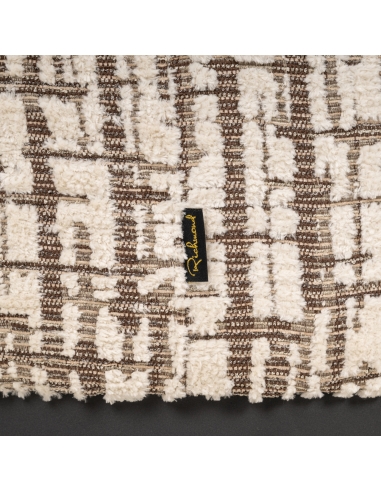 Poltrona casulo em tecido creme FRANNY | Loft Attitude