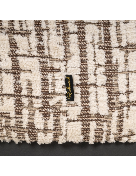 Fauteuil cocon tissu crème FRANNY | Loft Attitude