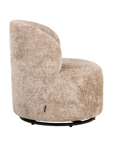 Swivel children's armchair in sheepskin JACKIE