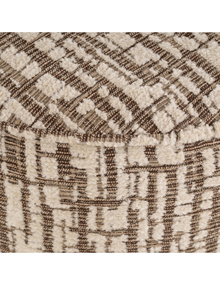 Pufe repousa-pés creme 70 LEXIE | Decoração Loft Attitude