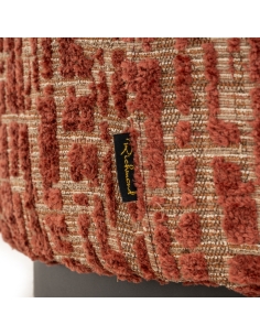 Puf reposapiés terracota 70 LEXIE | Loft Attitude 2