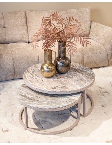 2er-Set Couchtische Ton FAIRFAX | Loft Attitude
