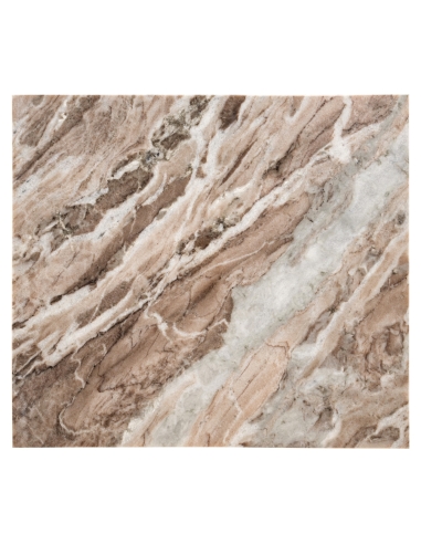Tavolino da divano in marmo e argilla con struttura in ferro design FAIRFAX
