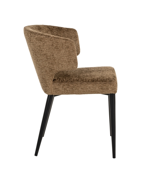 Chaise tissu chenille brandy TAYLOR | Loft Attitude