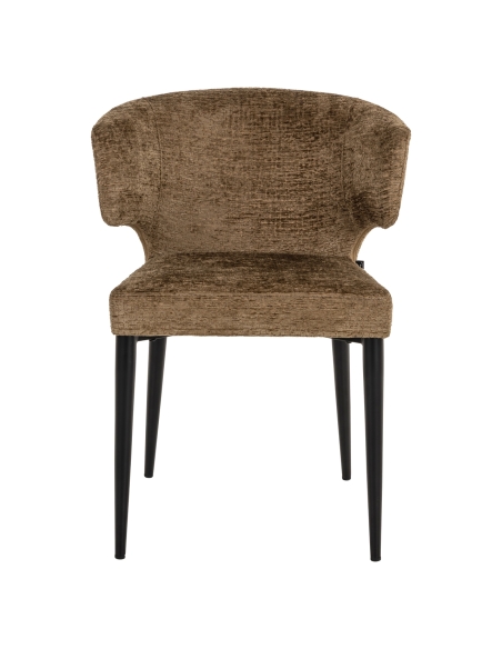 Brandy chenille fabric chair TAYLOR | Loft Attitude