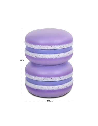 Table d'appoint macaron violet MACARONS | Loft Attitude