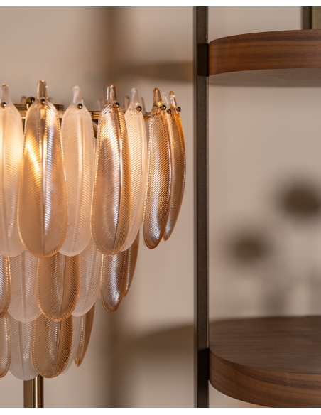 Lampe sur pied Chloe brass antique