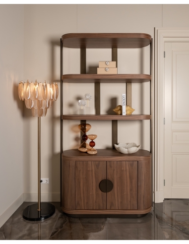 Lampe sur pied Chloe brass antique