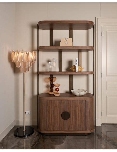 Lampe sur pied Chloe brass antique