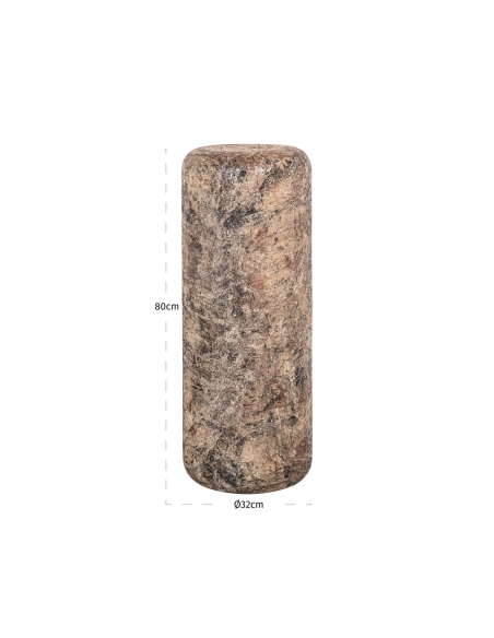 Coluna decorativa bege MAYAH | Loft Attitude