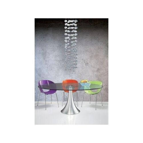 180 x 120 cm Glas ovale ontwerptafel
