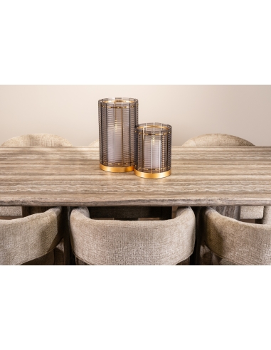 Mesa de comedor Dulce grey 225 (denizly)
