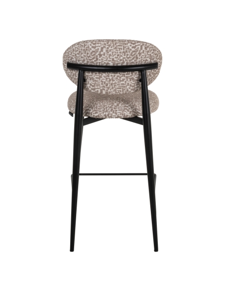 Tabouret comptoir motif géo DANTES | Loft Attitude