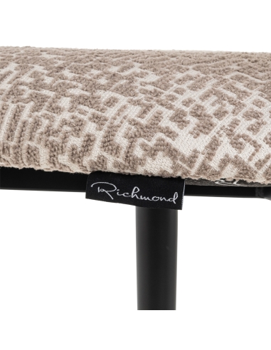 Tabouret comptoir motif géo DANTES | Loft Attitude