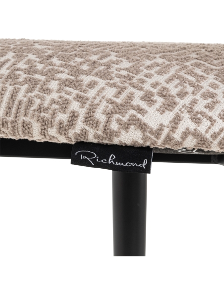 Counter stool with geometric pattern DANTES | Loft Attitude