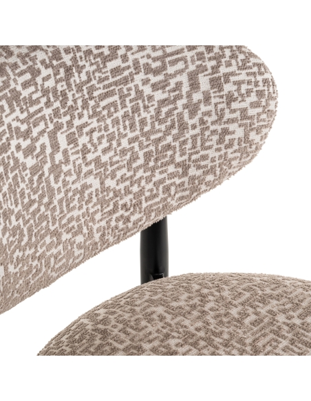 Sgabello da banco motivo geo DANTES | Loft Attitude