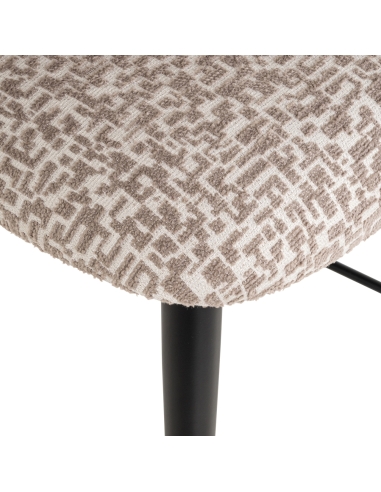 Barkruk met geometrisch patroon DANTES | Loft Attitude