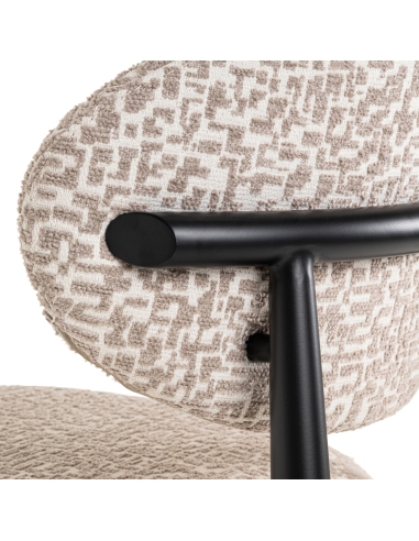 Counter stool with geometric pattern DANTES | Loft Attitude
