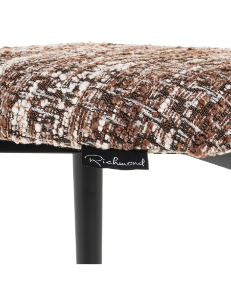 Sgabello da bancone nocciola DANTES | Loft Attitude