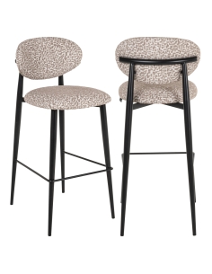Tabouret bar motif géométrique DANTES | Loft Attitude