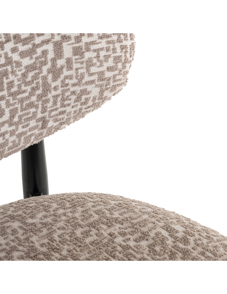 Geometric pattern bar stool DANTES | Loft Attitude