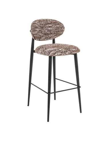Hazelnut bar stool DANTES | Loft Attitude