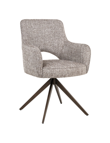 Cadeira giratória tweed terra GINERVA | Loft Attitude