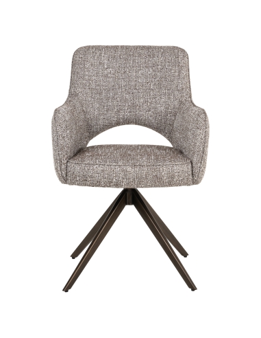 Cadeira giratória tweed terra GINERVA | Loft Attitude