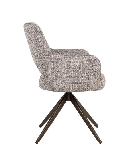 Drehstuhl Tweed Erde GINERVA | Loft Attitude