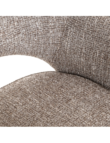 Silla giratoria tweed tierra GINERVA | Loft Attitude