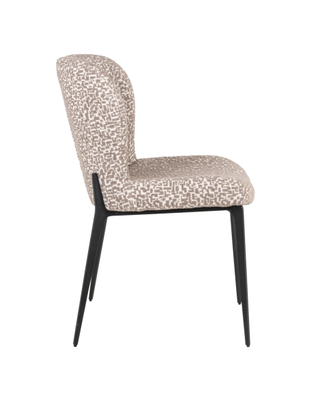 Geometric pattern natural chair SERGIO | Loft Attitude