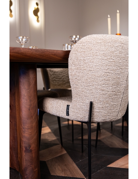 Stuhl mit natürlichem Linienmuster SERGIO | Loft Attitude