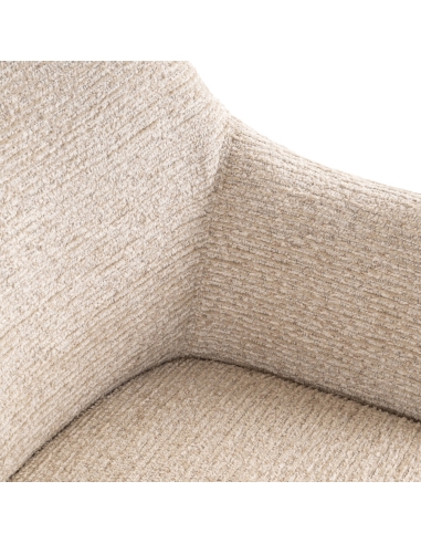 Linear bronze swivel chair ALDO | Loft Attitude