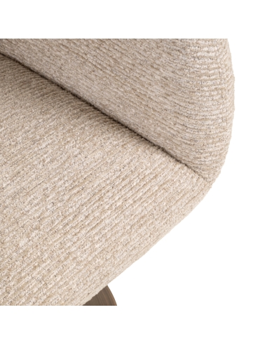 Drehbarer Stuhl in Bronze mit klaren Linien ALDO | Loft Attitude