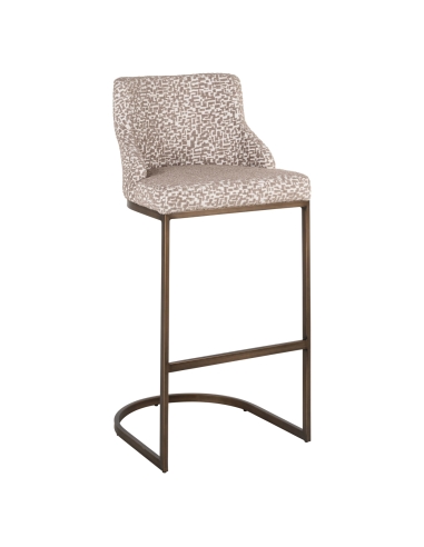 Geometric pattern bar stool BOLTON | Loft Attitude
