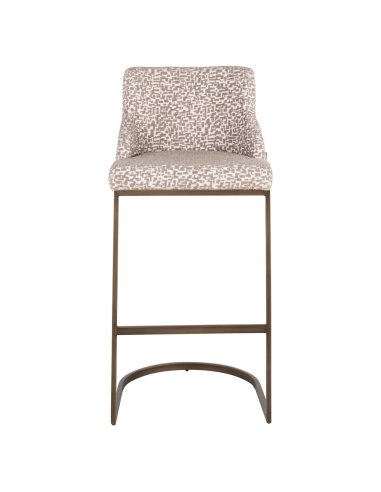 Geometric pattern bar stool BOLTON | Loft Attitude