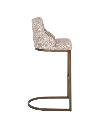 Geometric pattern bar stool BOLTON | Loft Attitude