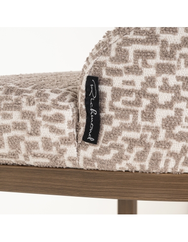 Geometric pattern bar stool BOLTON | Loft Attitude