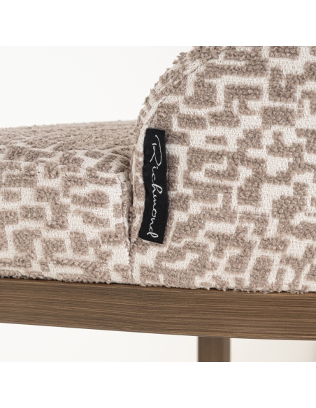 Geometric pattern bar stool BOLTON | Loft Attitude