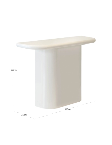 Coconut milk console BLAKE | Loft Attitude