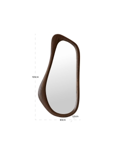 Wandspiegel Kiesel Holz braun BRIAR | Loft Attitude 2