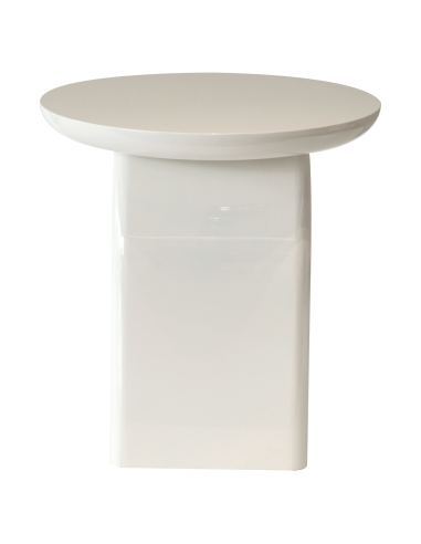 Table appoint lait de coco MERRICK | Loft Attitude