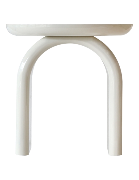 MERRICK coconut milk side table | Loft Attitude