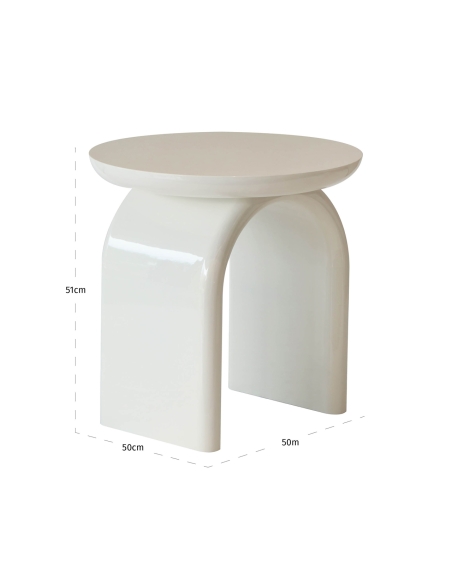 Tafel met kokosmelk MERRICK | Loft Attitude