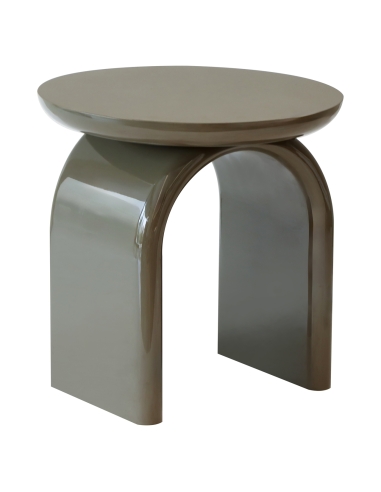 MERRICK green lacquered side table | Loft Attitude
