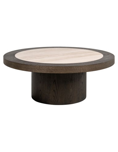 Ronde salontafel travertin NANDO | Loft Attitude